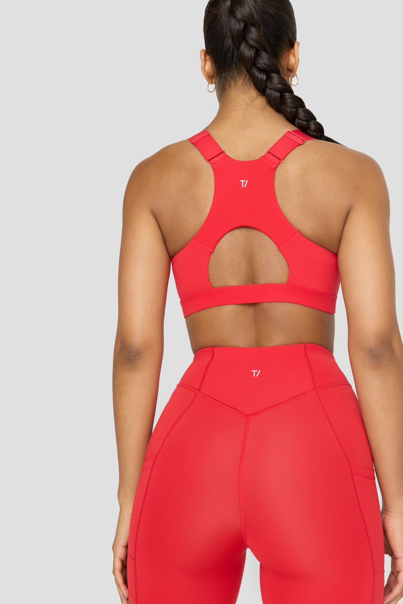 FormTech High Waisted Side Pocket Running Shorts - Chilli Red