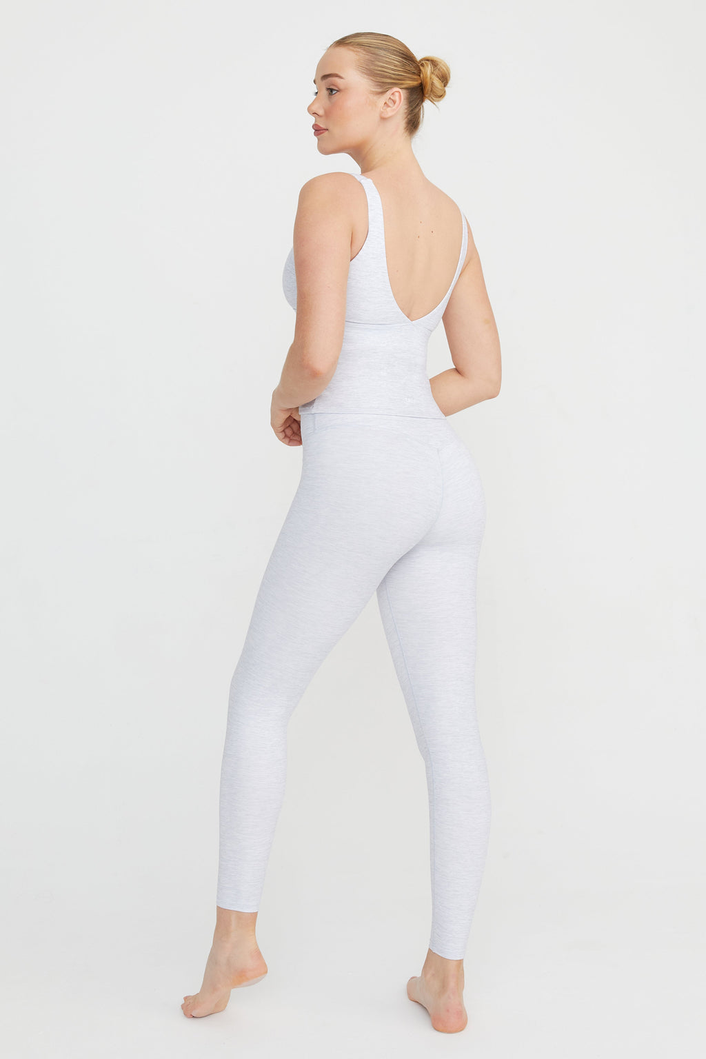 DayFlex High Waisted Legging - Grey Marl