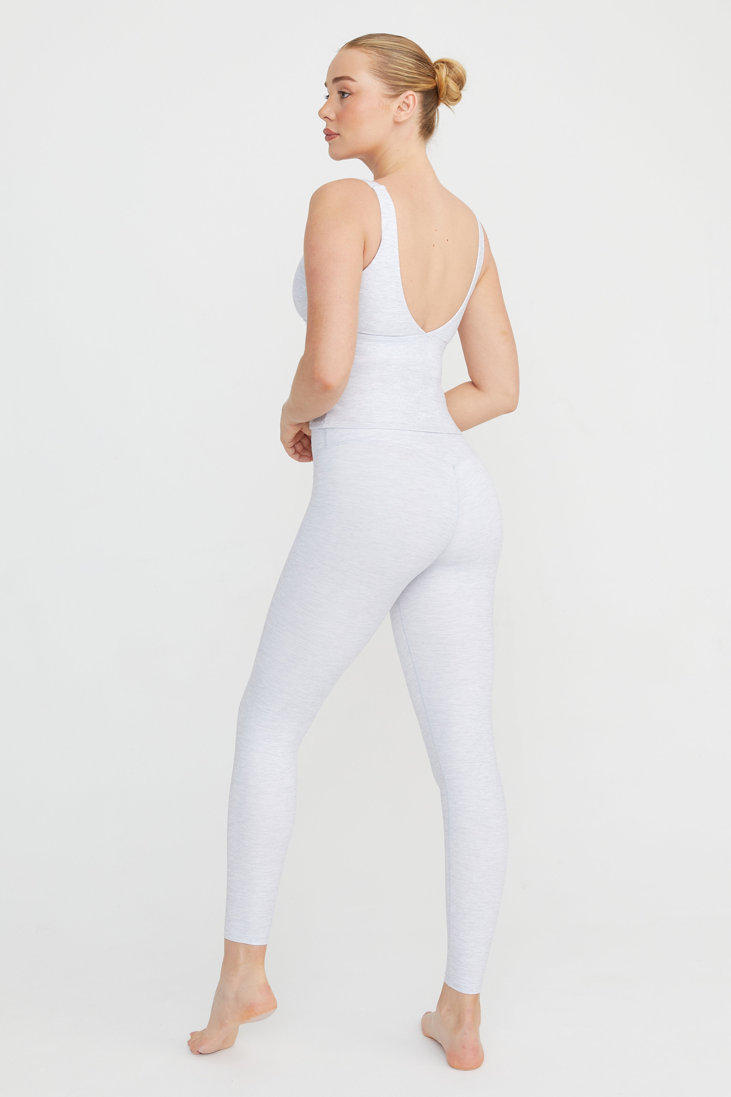 DayFlex High Waisted Legging - Grey Marl