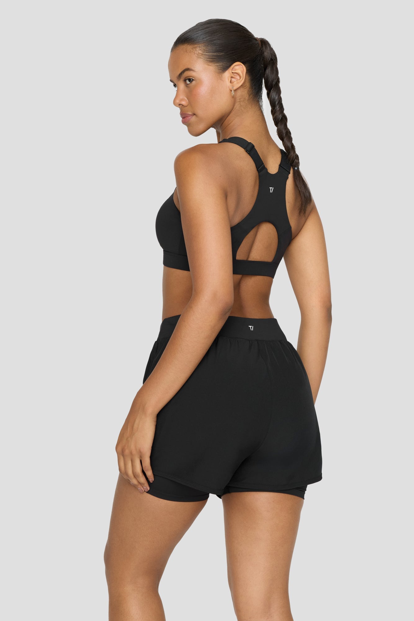 FormTech Double Layer Adjuster Running Short - Black