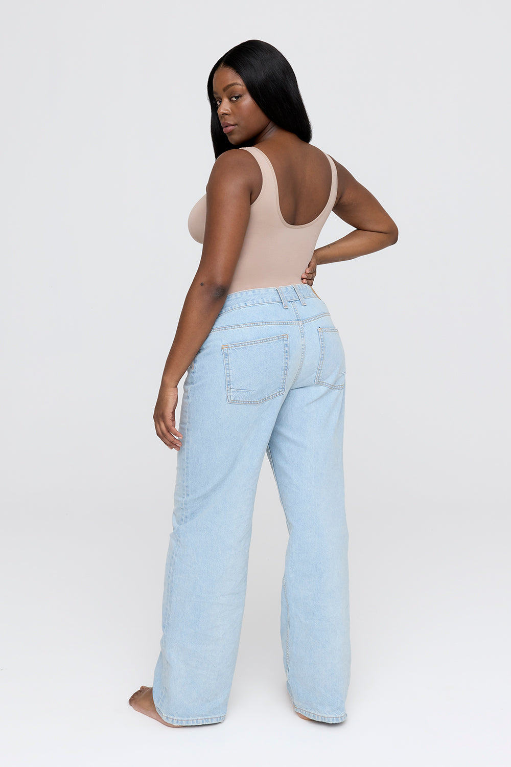 365 Contour Strappy Shaping Bodysuit - Cappuccino