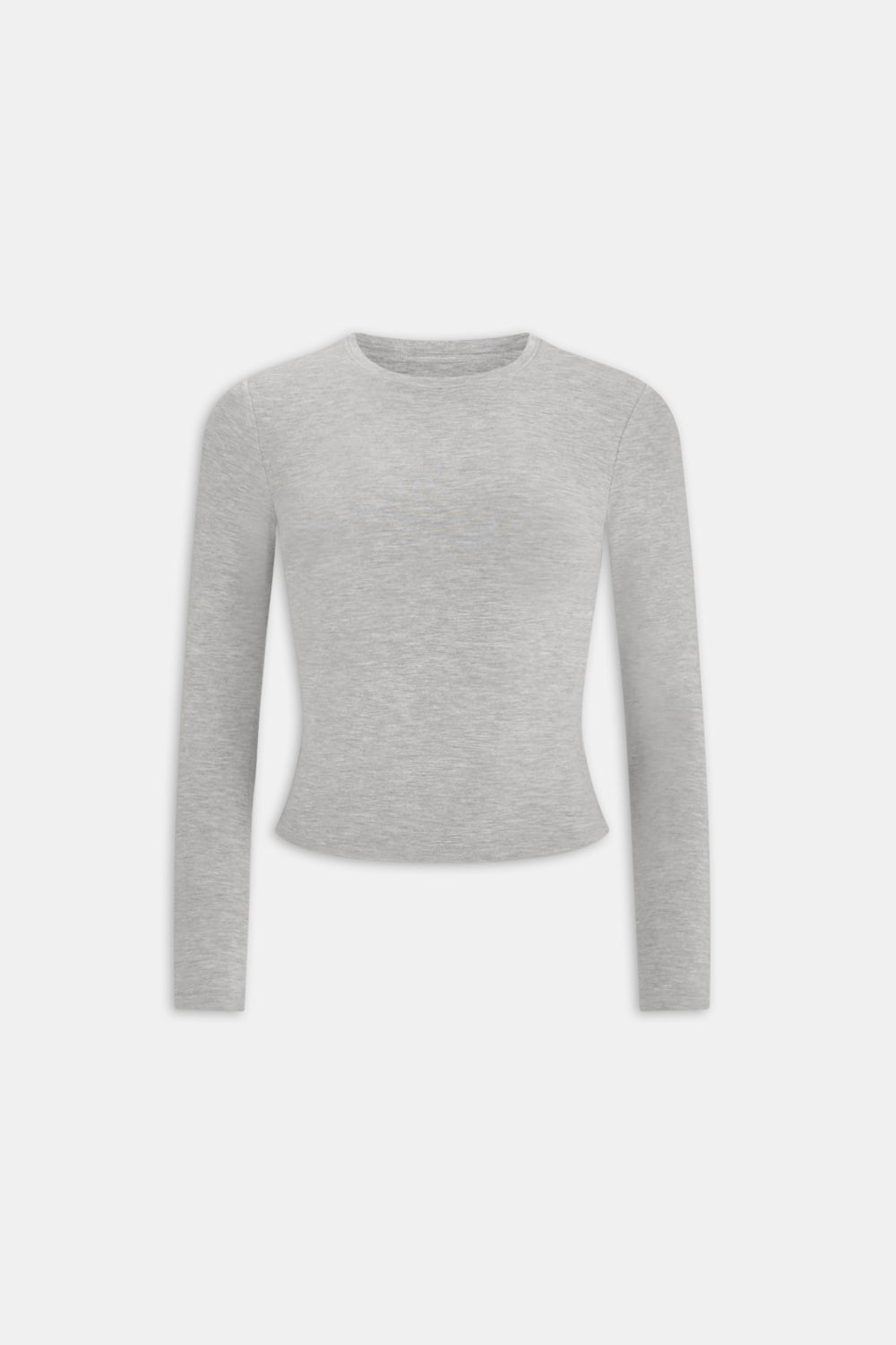 365 Long Sleeve Top - Grey Marl