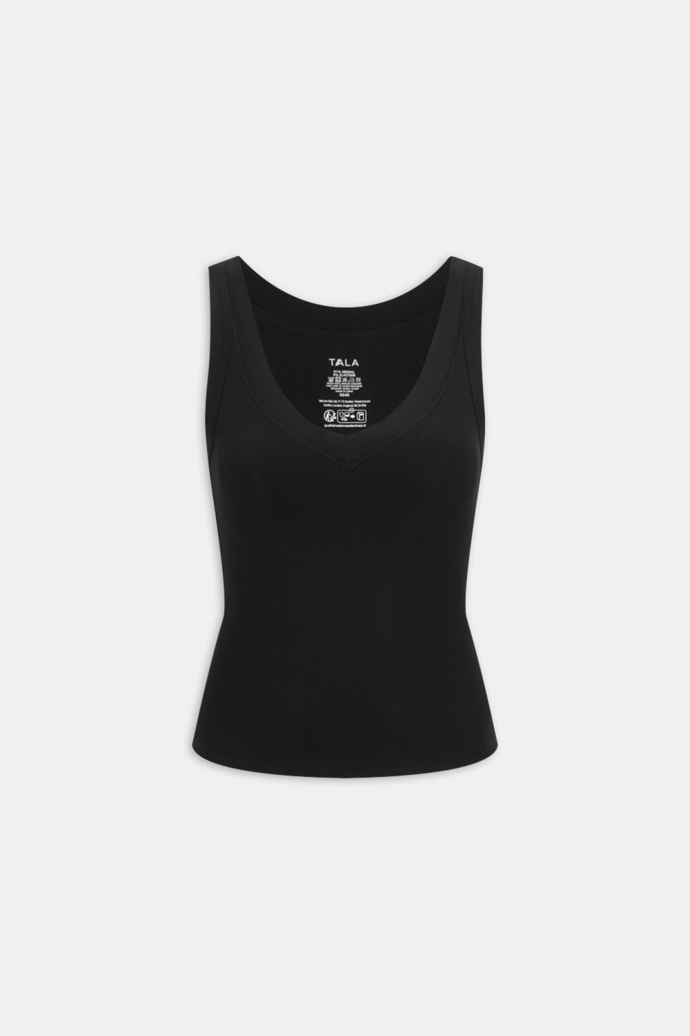365 Sculpting Lounge Reversible Tank - Shadow Black