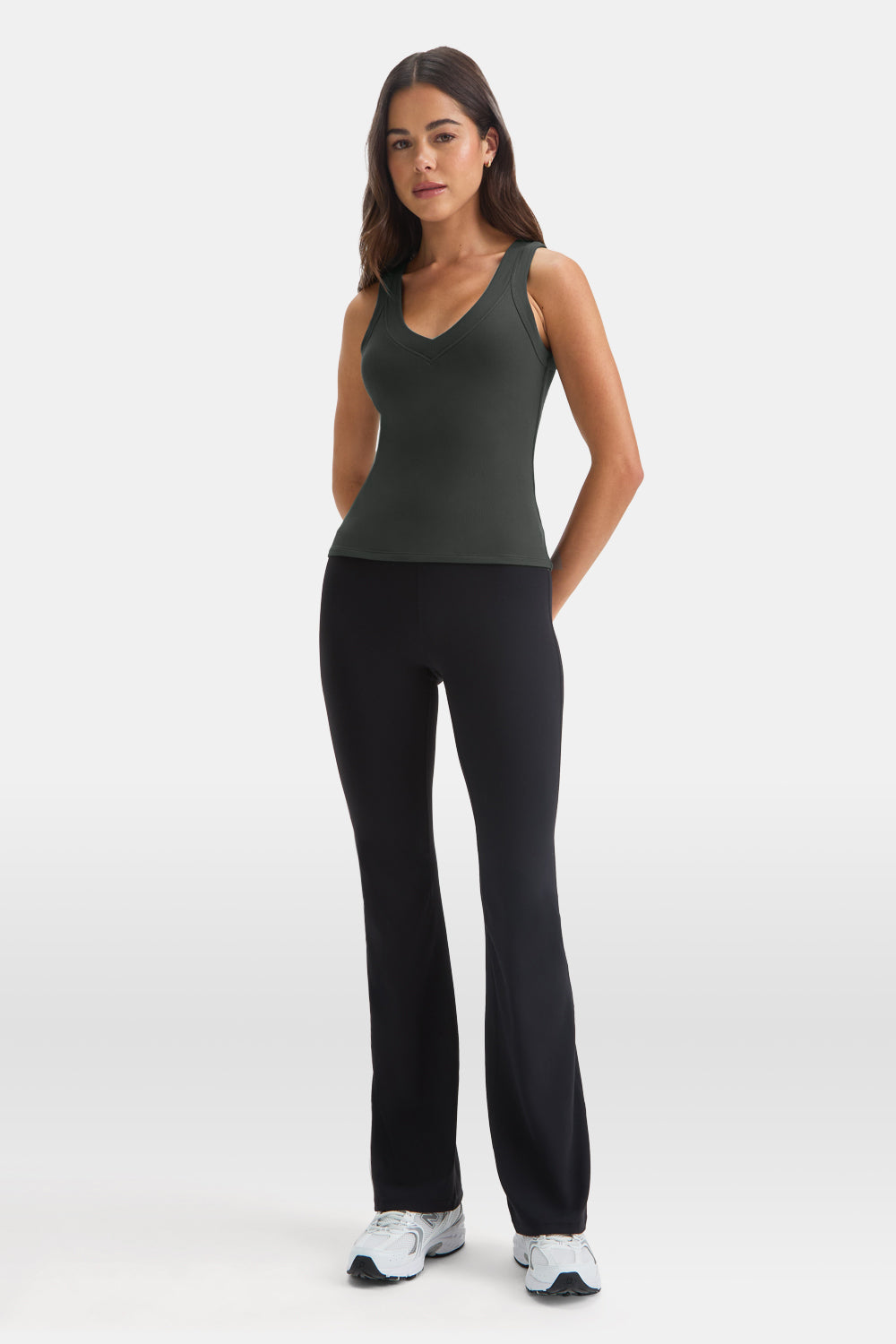 365 Sculpting Lounge Reversible Tank - Dark Moss
