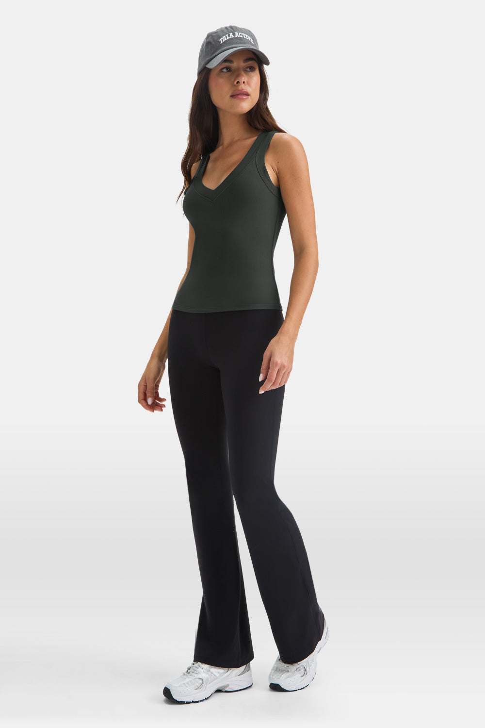 365 Sculpting Lounge Reversible Tank - Dark Moss