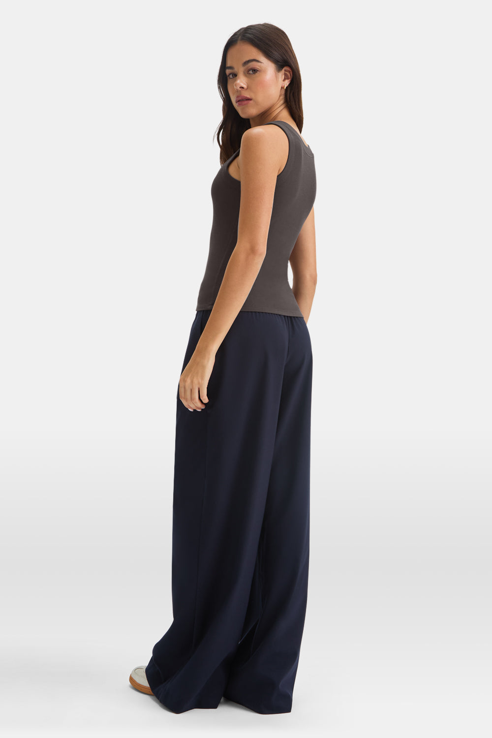 365 Sculpting Lounge Reversible Tank - Mocha Brown