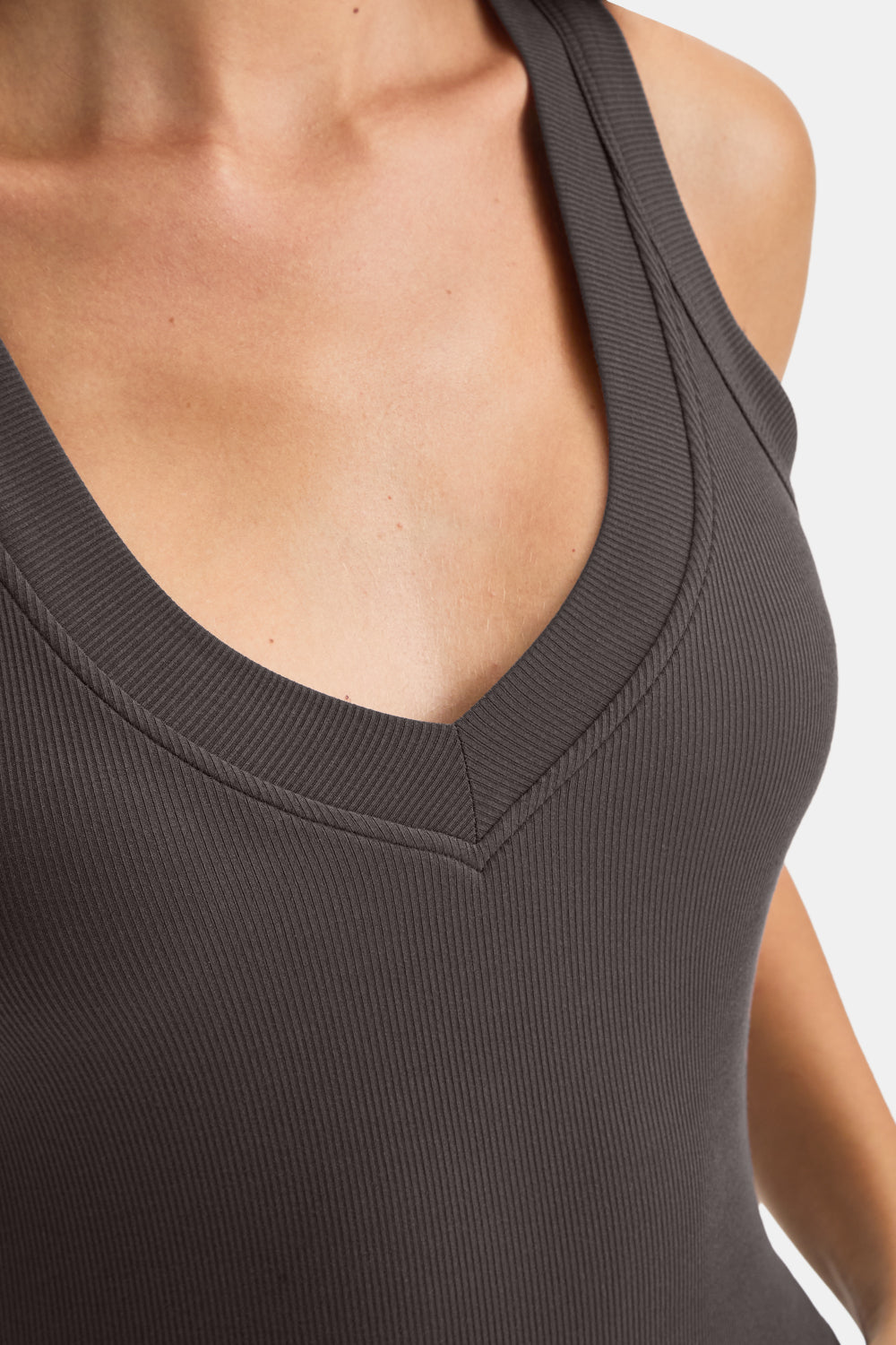 365 Sculpting Lounge Reversible Tank - Mocha Brown