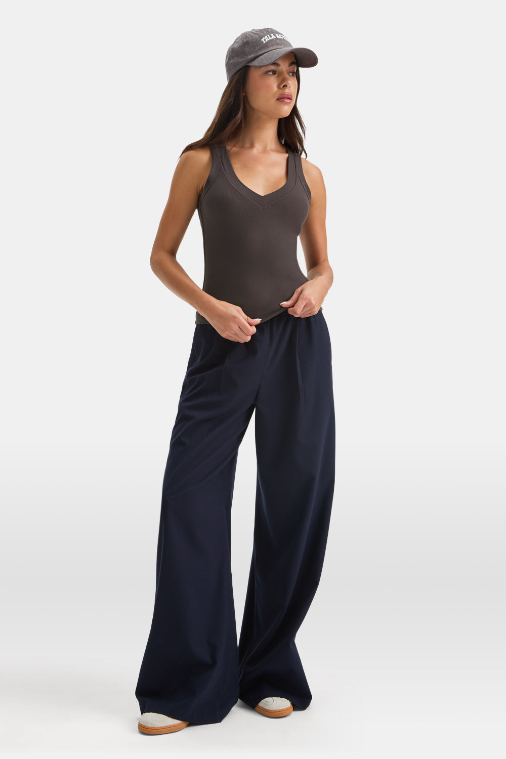 365 Sculpting Lounge Reversible Tank - Mocha Brown