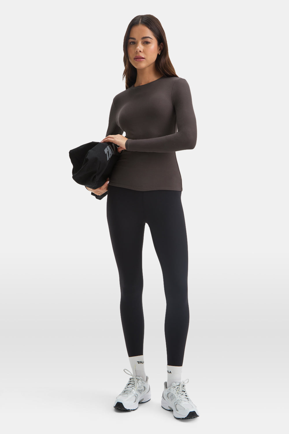 365 Sculpting Lounge Top - Mocha Brown