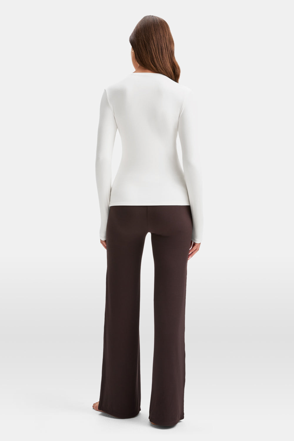 365 Sculpting Lounge Top - Coconut Milk