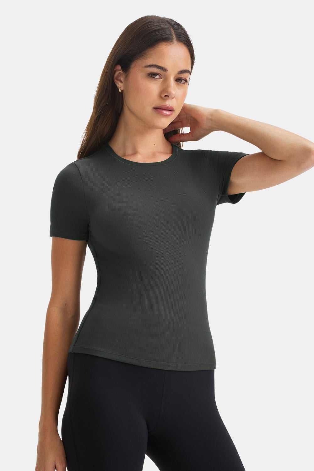 365 Sculpting Lounge T-Shirt - Dark Moss