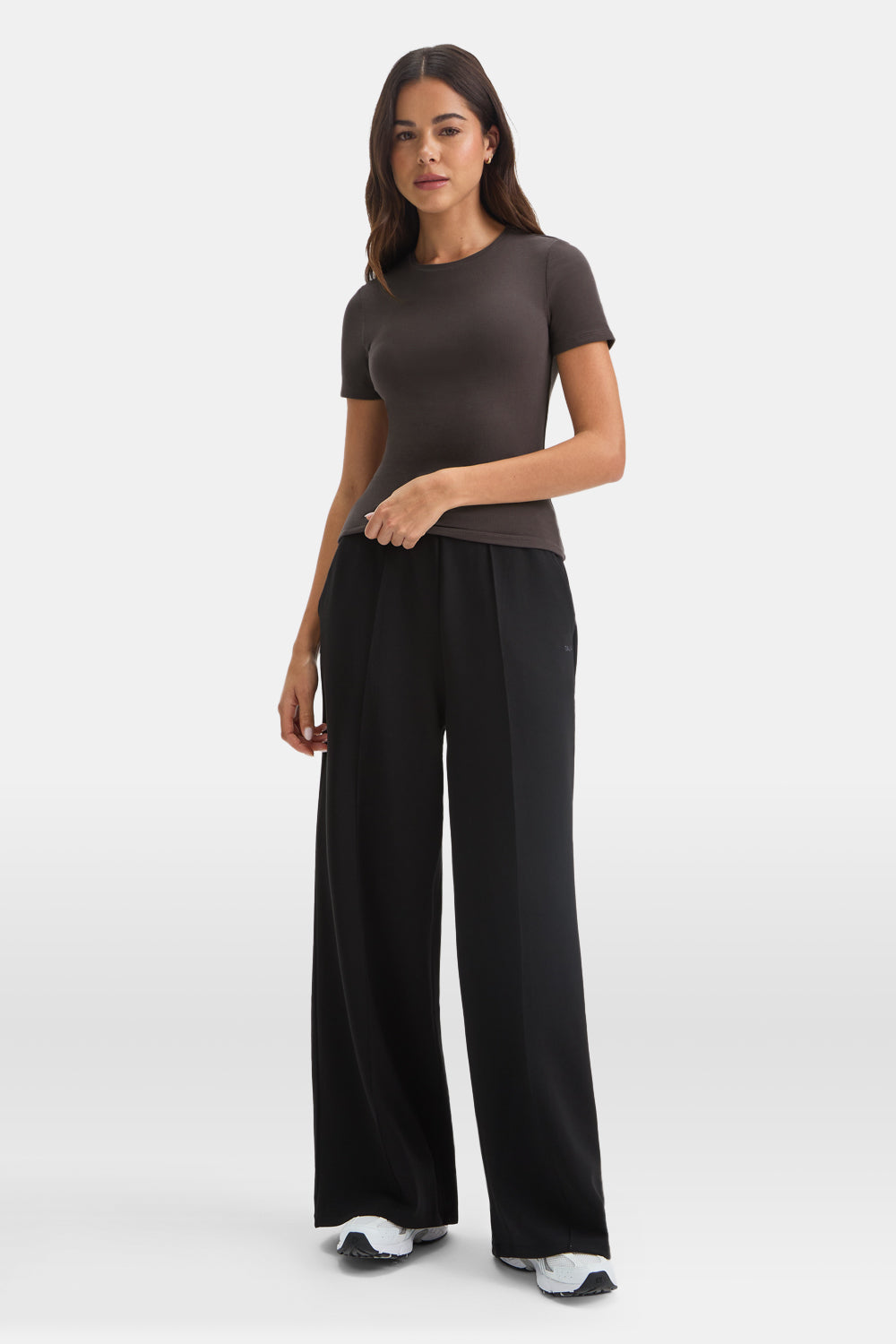 365 Sculpting Lounge T-Shirt - Mocha Brown