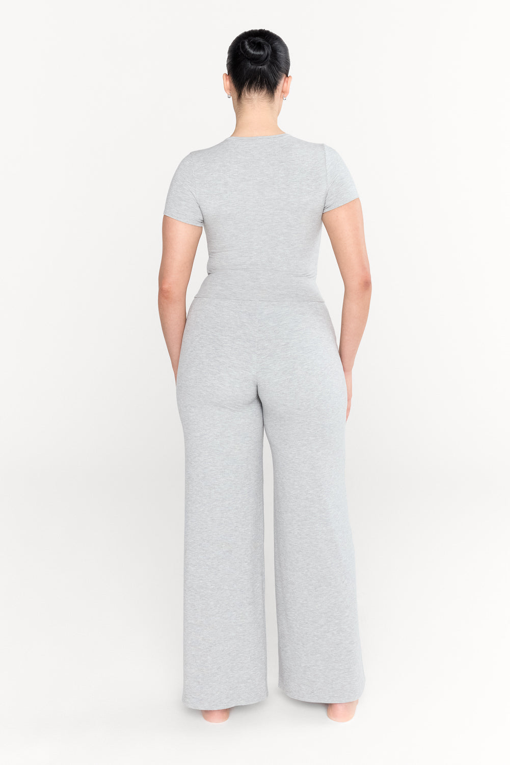 365 Sculpting Lounge Short Sleeve T-Shirt - Grey Marl