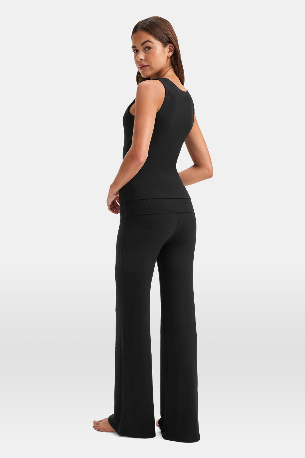 365 Sculpting Lounge Reversible Tank - Shadow Black