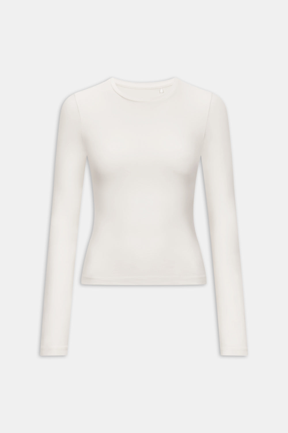 365 Core Cotton Long Sleeve T-Shirt - Ivory