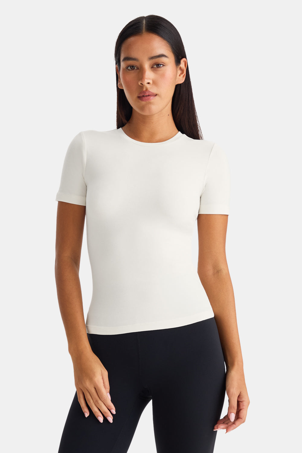 365 Core Cotton Short Sleeve T-Shirt - Ivory