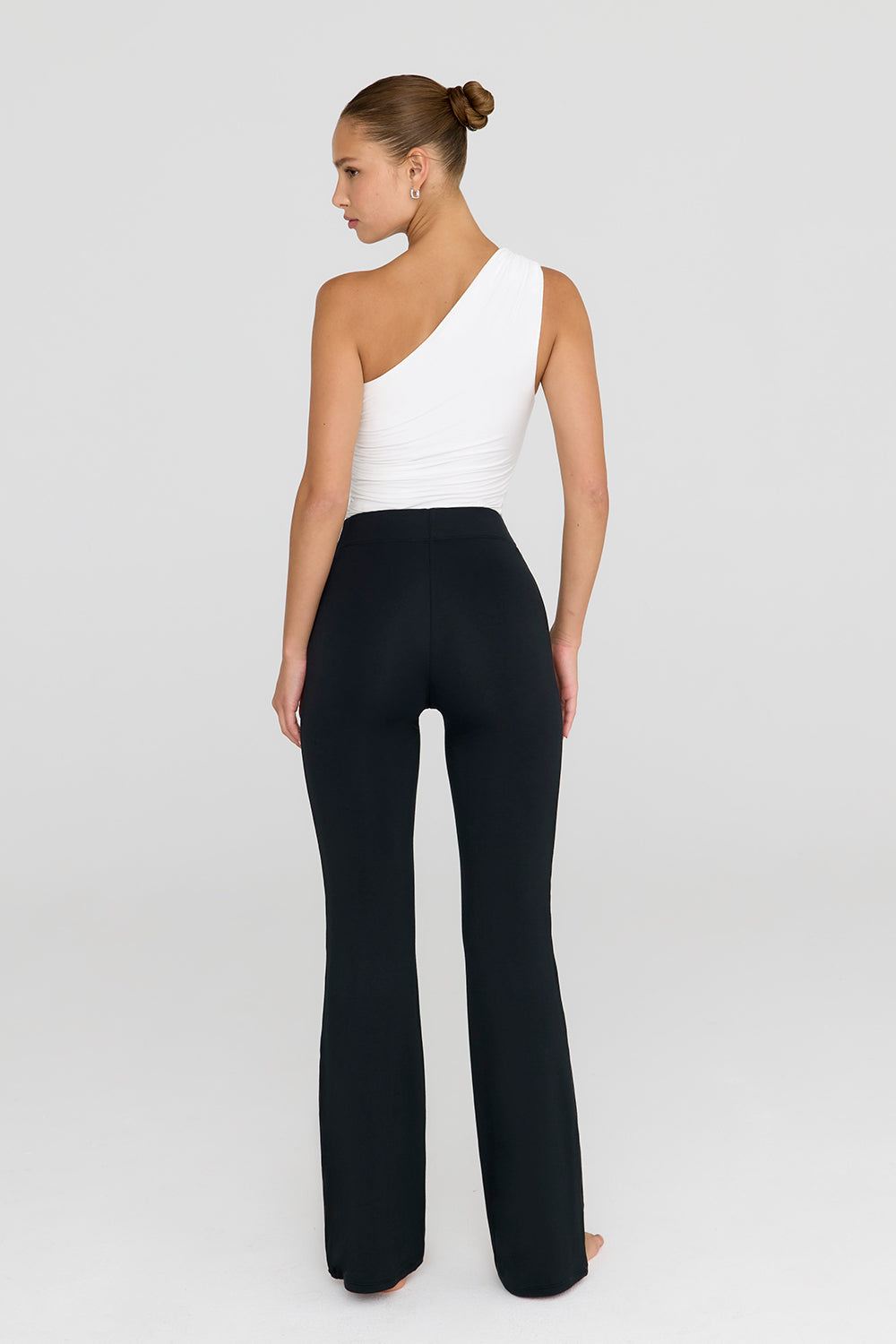 365 Flared Trousers - Shadow Black