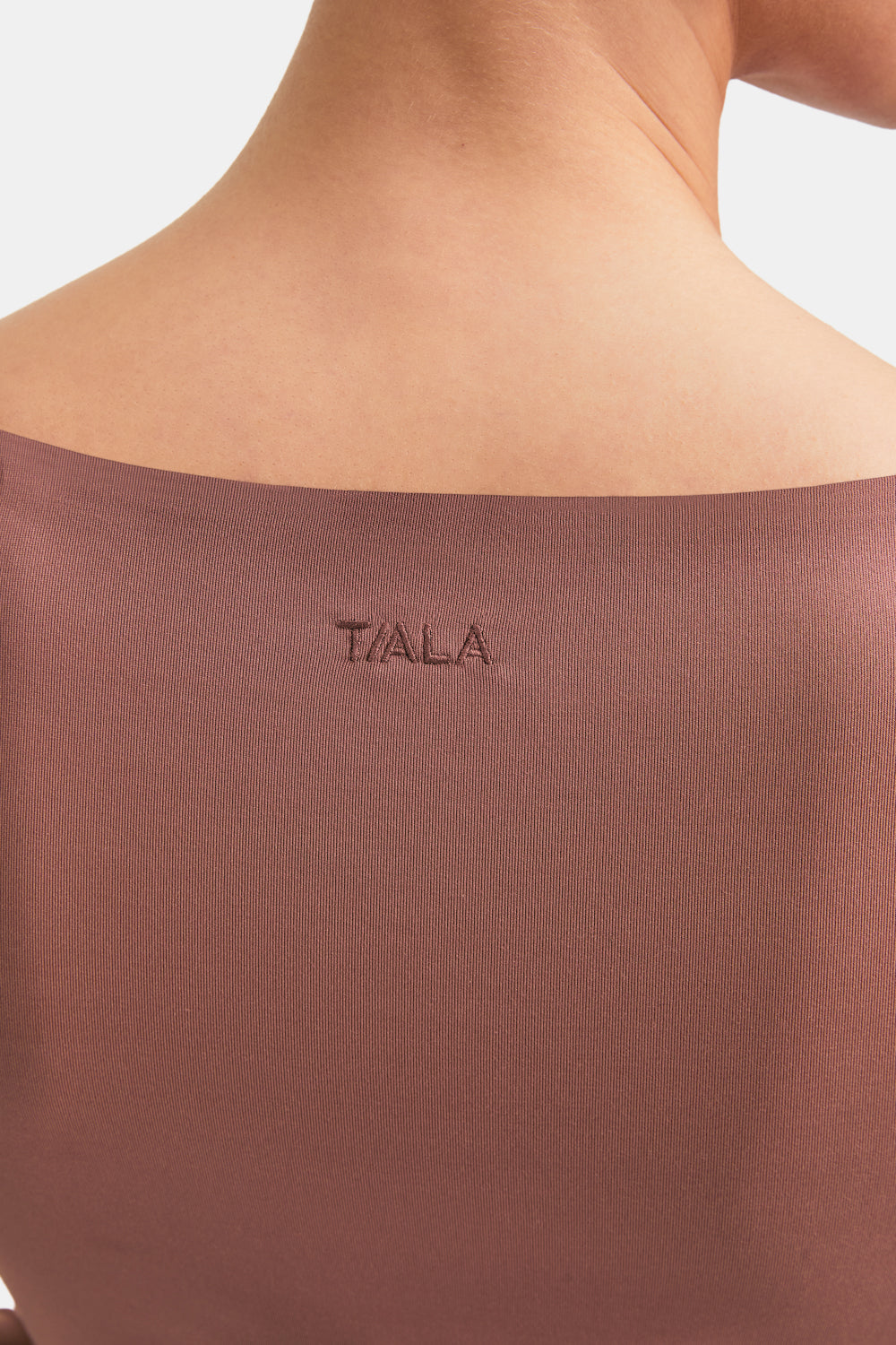 365 Boat Neck Long Sleeve Top - Clay