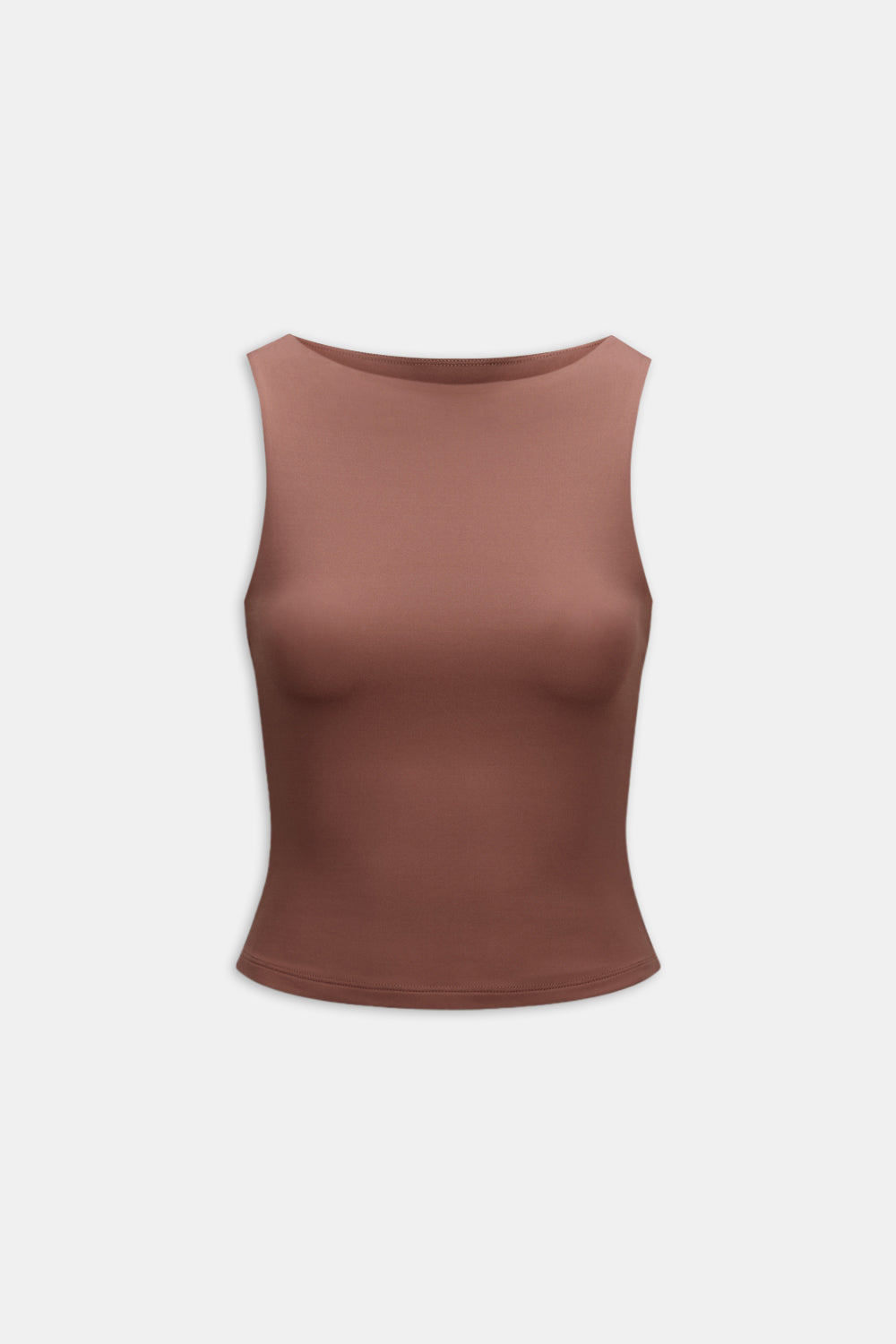 365 Boat Neck Tank - Clay
