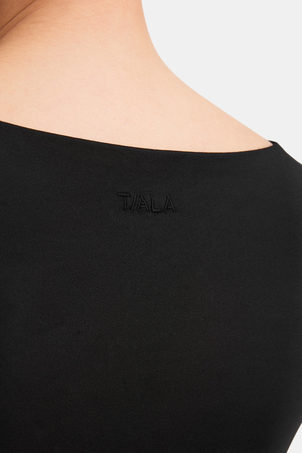 365 Boat Neck Tank - Shadow Black