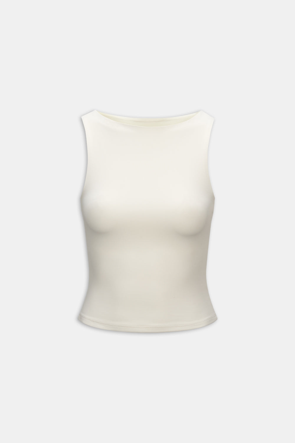 365 Boat Neck Tank - Vanilla
