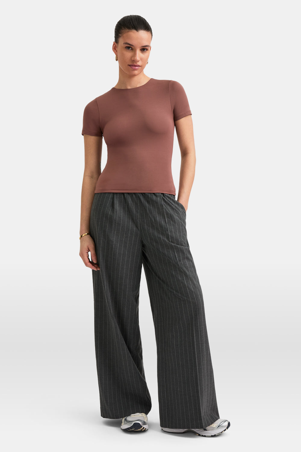 365 Crew Neck Short Sleeve T-Shirt - Clay