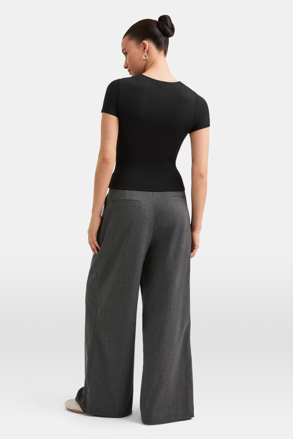 365 Crew Neck Short Sleeve T-Shirt - Shadow Black