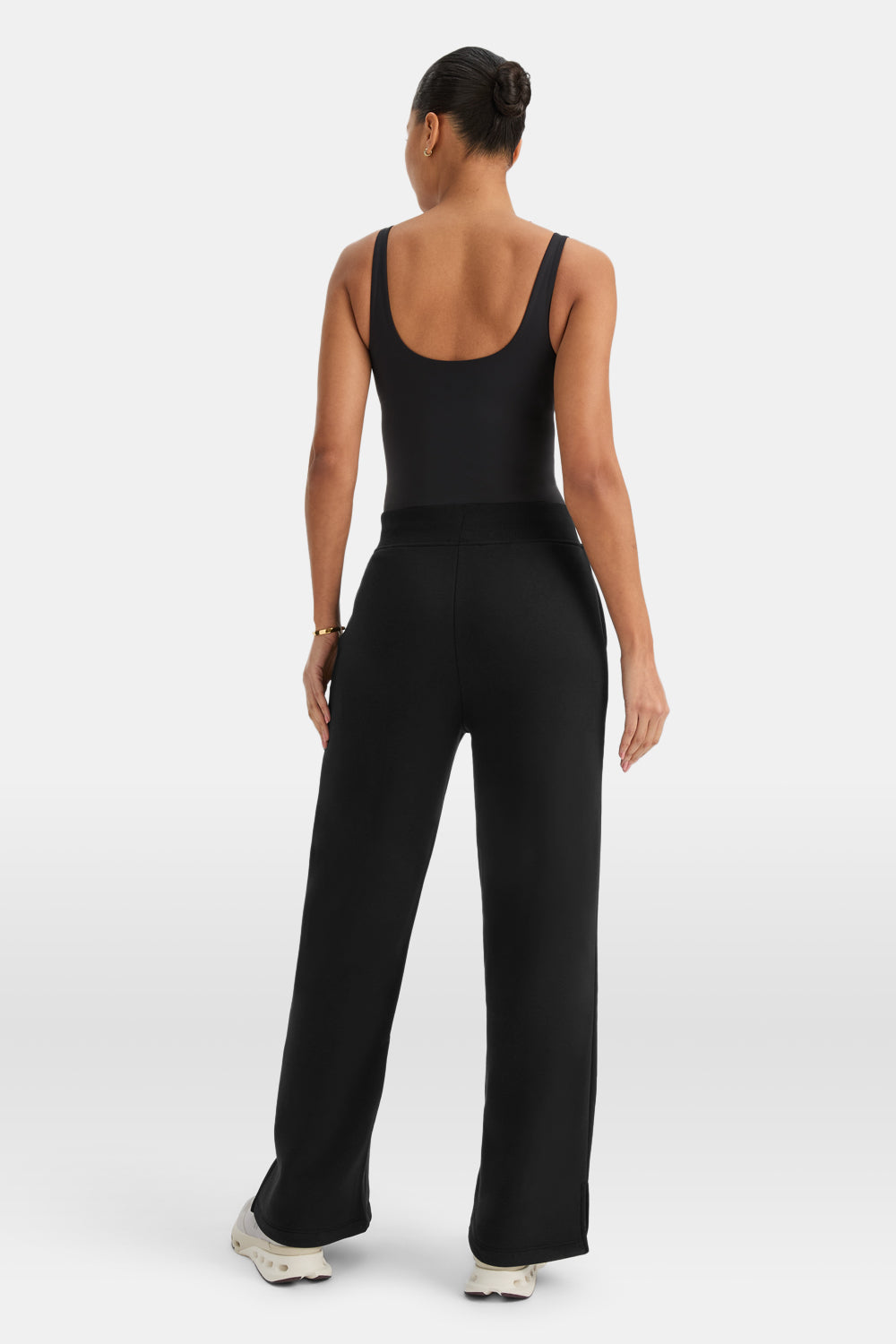 Wide Leg Club Logo Jogger - Black