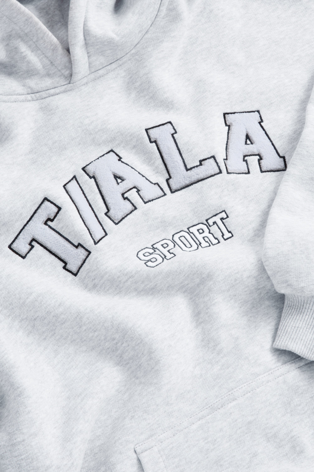 Oversized Club Hoodie - Grey Marl