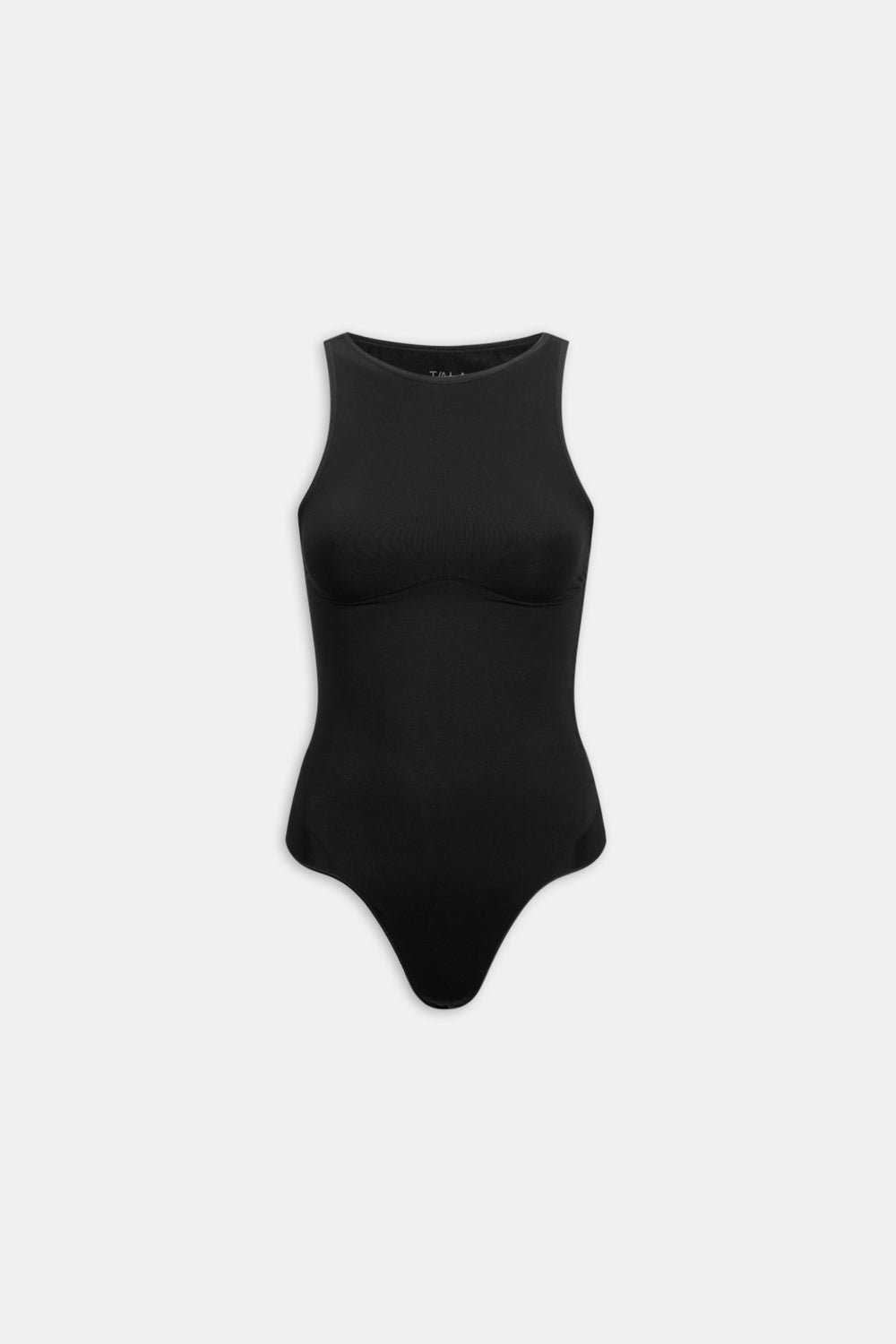 365 Contour Boat Neck Bodysuit - Shadow Black