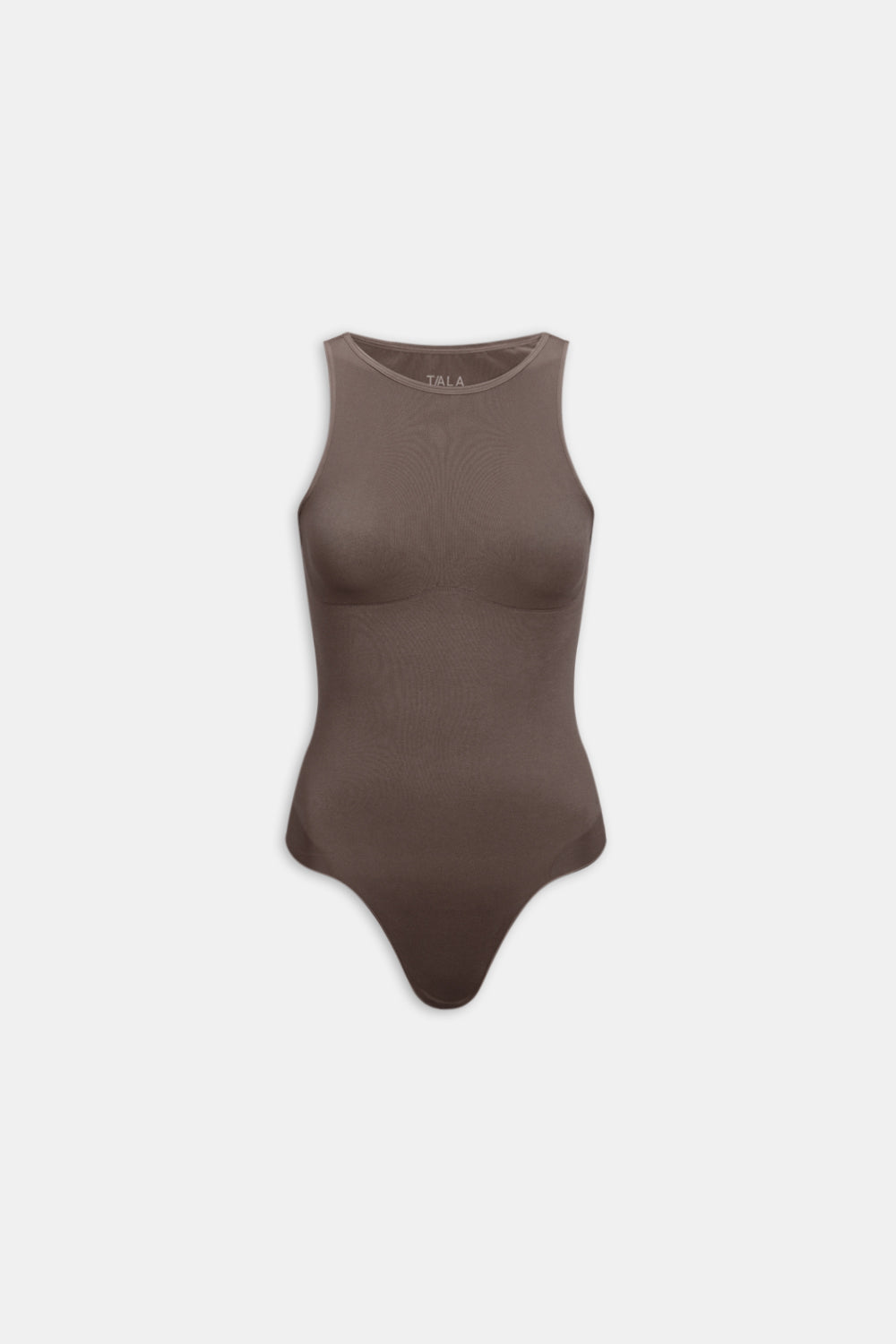 365 Contour Boat Neck Bodysuit - Mocha