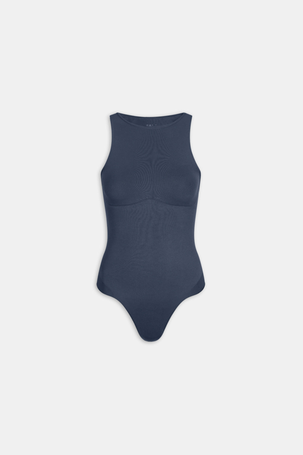 365 Contour Boat Neck Bodysuit - Washed Navy