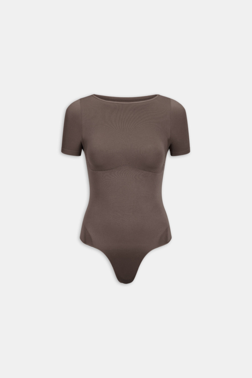 365 Contour Crew Neck Bodysuit - Mocha