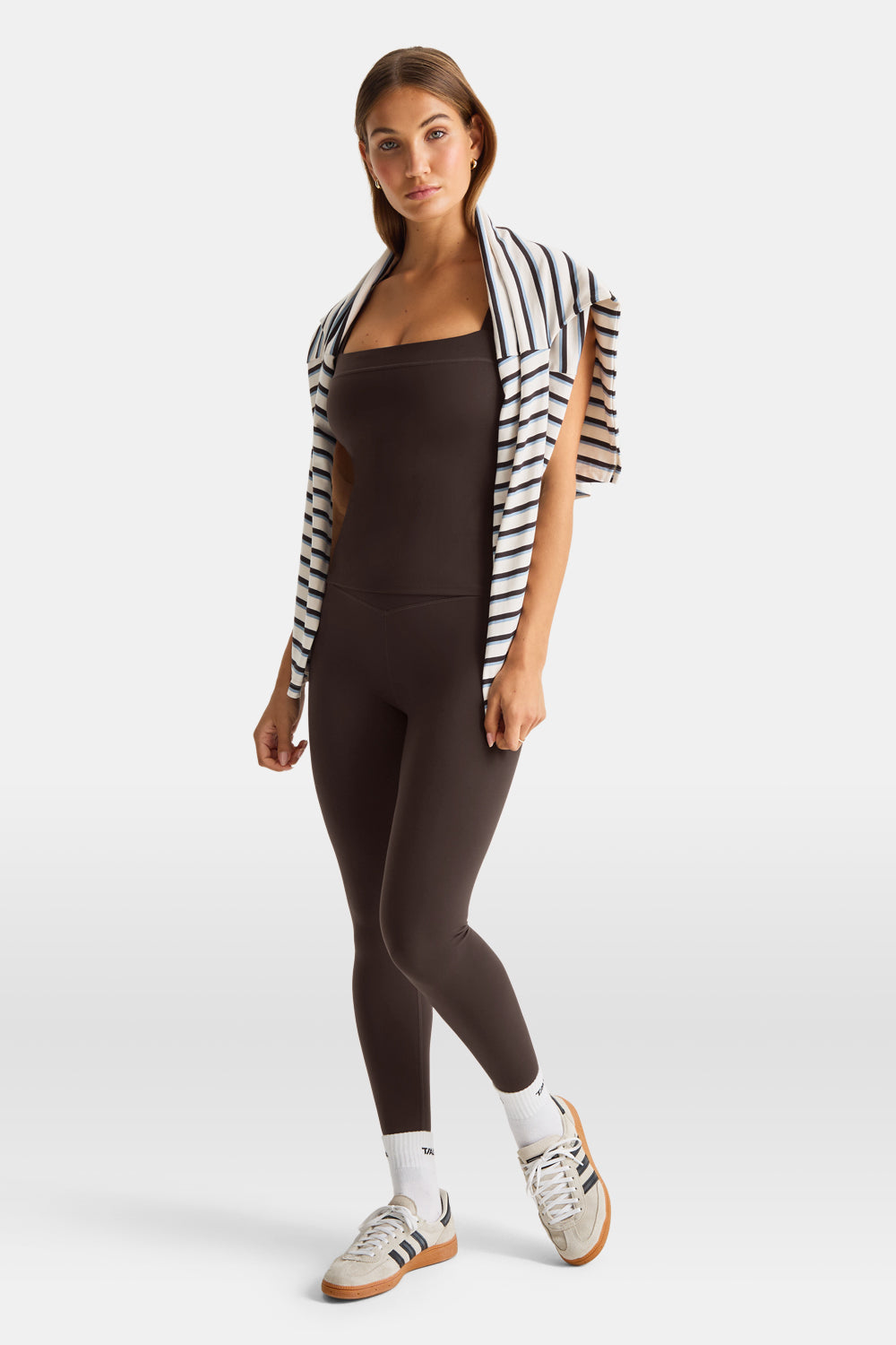 DayFlex Ruched Strap Vest - Americano