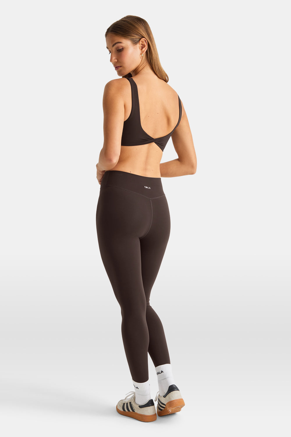 DayFlex Ruched Front Sports Bra - Americano