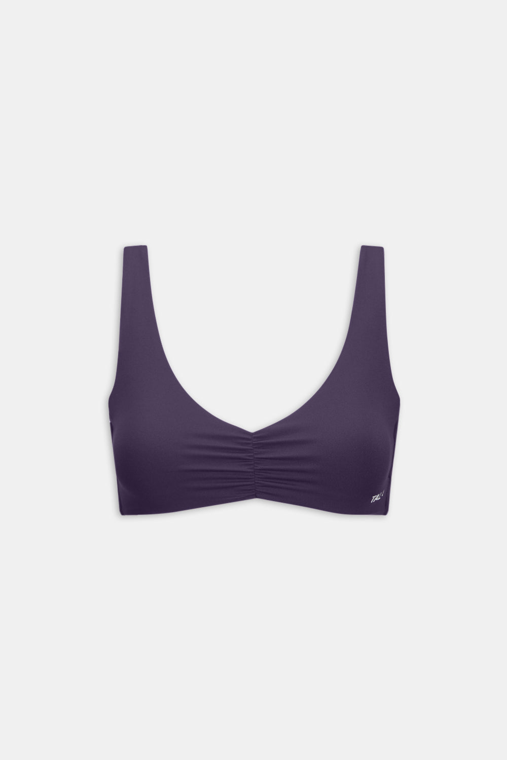 DayFlex Ruched Front Sports Bra - Purple Dusk