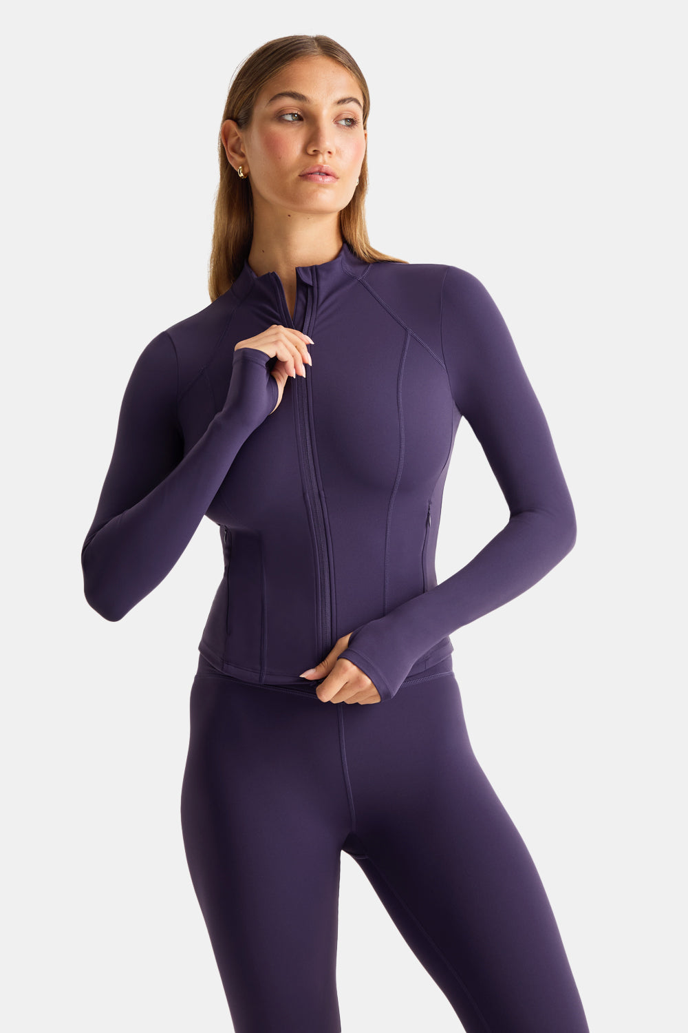 DayFlex Zip Through Sports Jacket - Purple Dusk