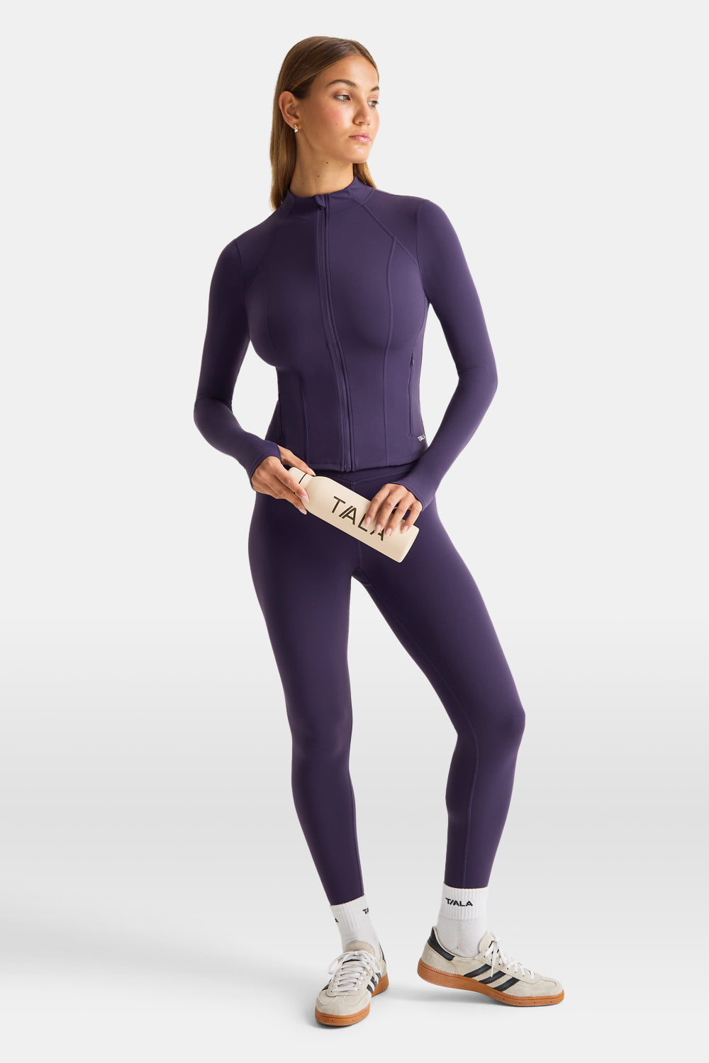 DayFlex Zip Through Sports Jacket - Purple Dusk