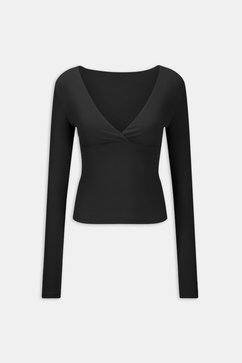 DayFlex V Neck Top - Shadow Black
