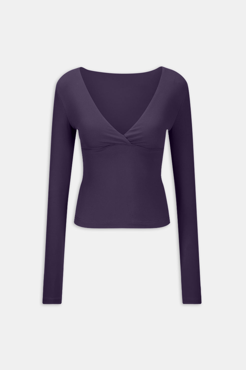 DayFlex V Neck Top - Purple Dusk