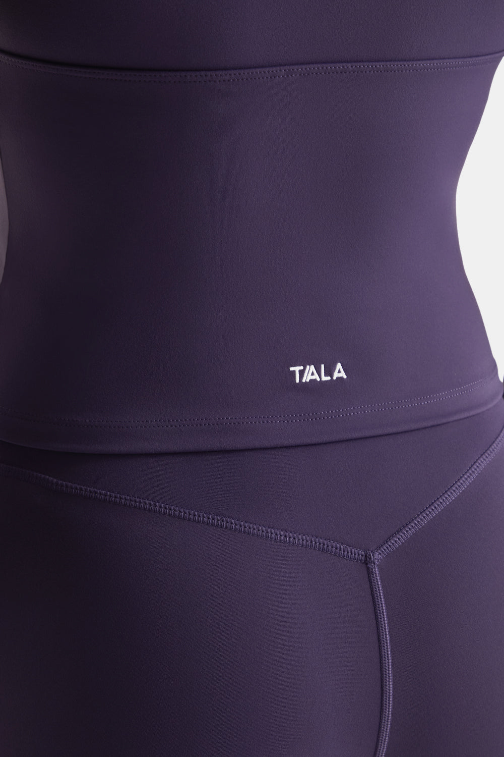 DayFlex V Neck Top - Purple Dusk