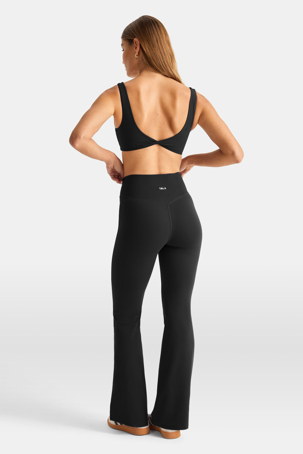DayFlex Wrap Flared Yoga Pant - Shadow Black