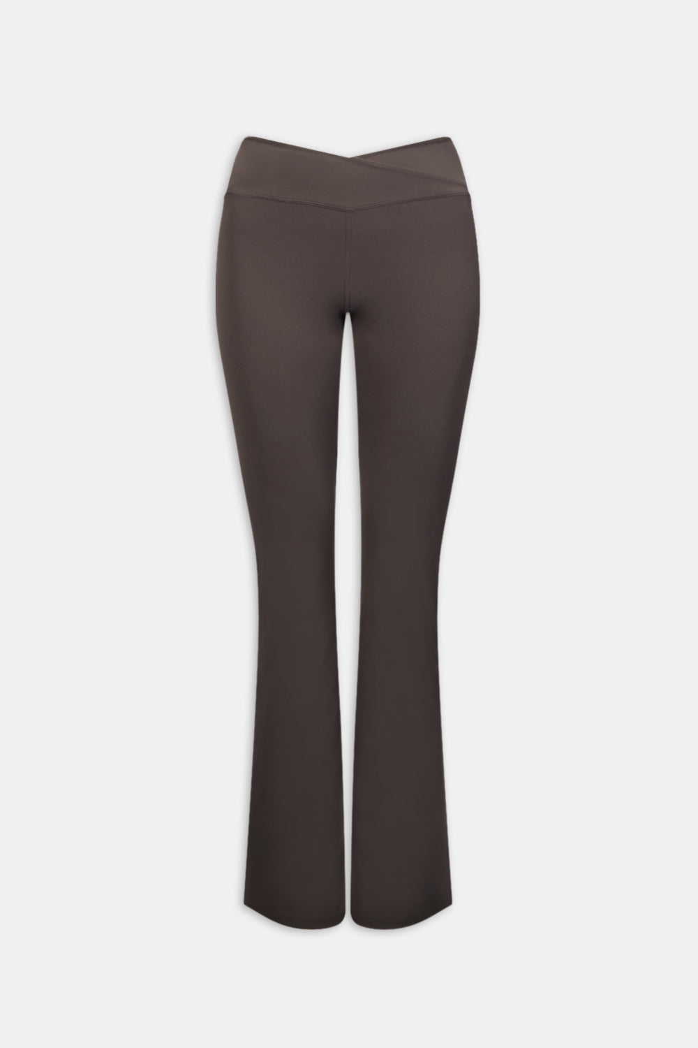 DayFlex Wrap Flared Yoga Pant - Mocha Brown