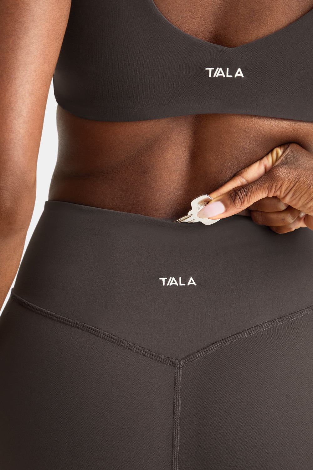 DayFlex Wrap Flared Yoga Pant - Mocha Brown