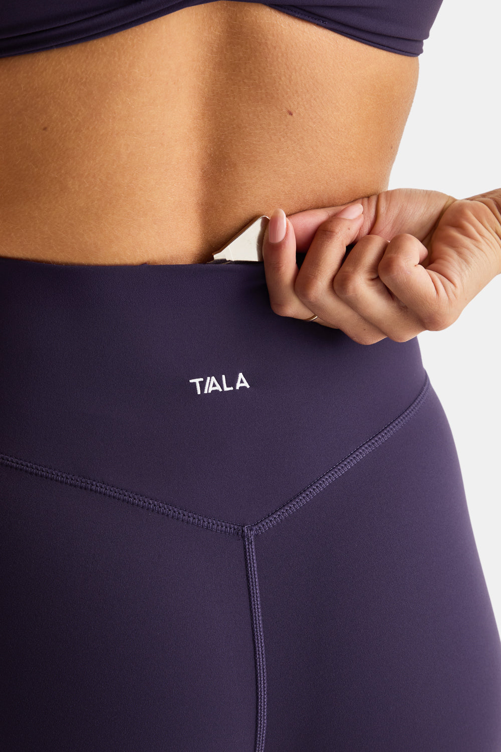 DayFlex Wrap Flared Yoga Pant - Purple Dusk