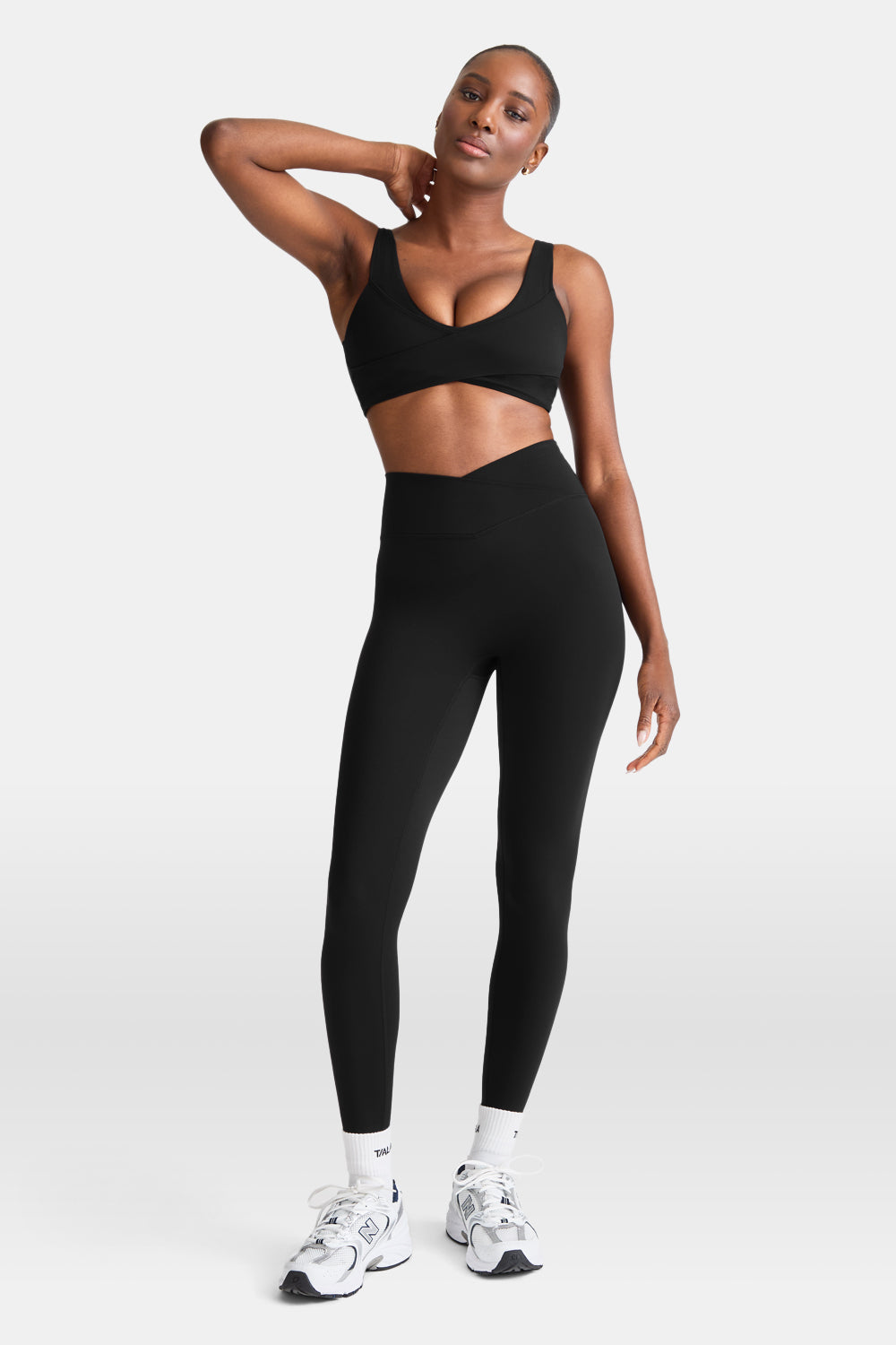 DayFlex Wrap No Front Seam Legging - Shadow Black