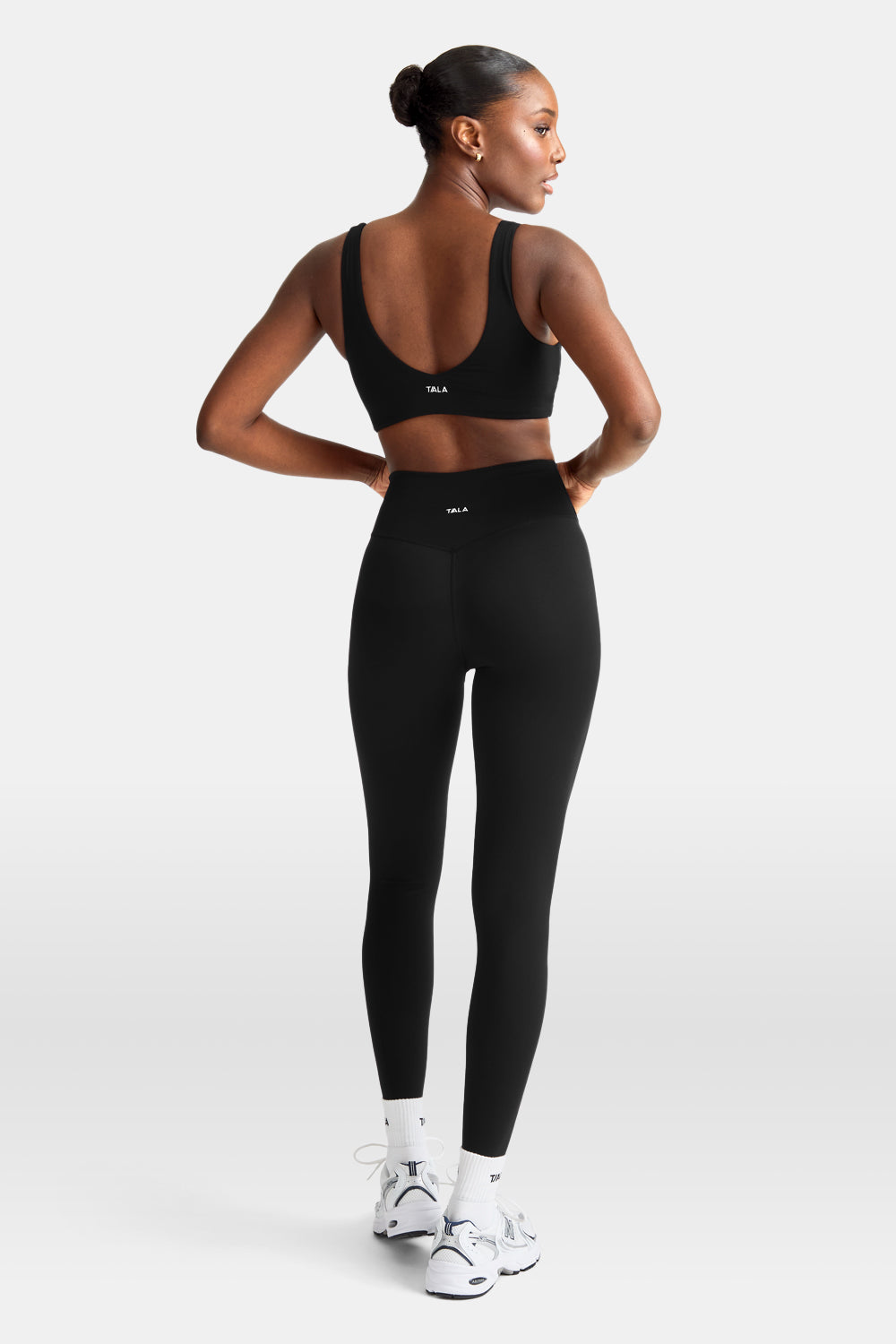 DayFlex Wrap No Front Seam Legging - Shadow Black