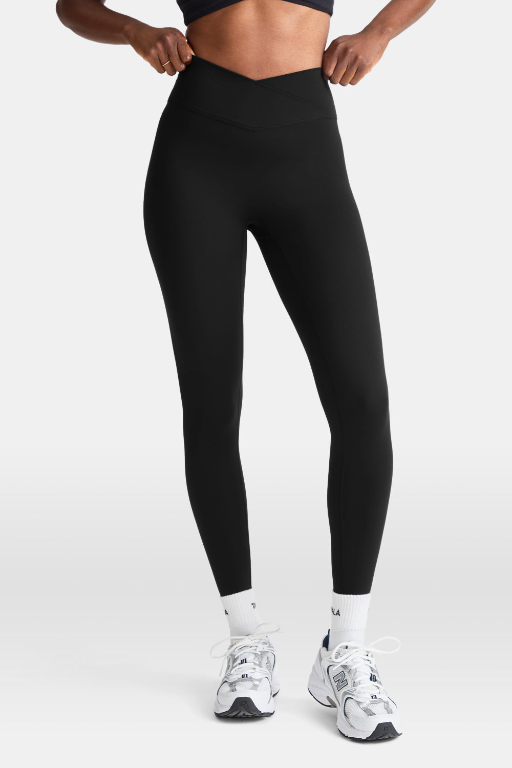DayFlex Wrap No Front Seam Legging - Shadow Black