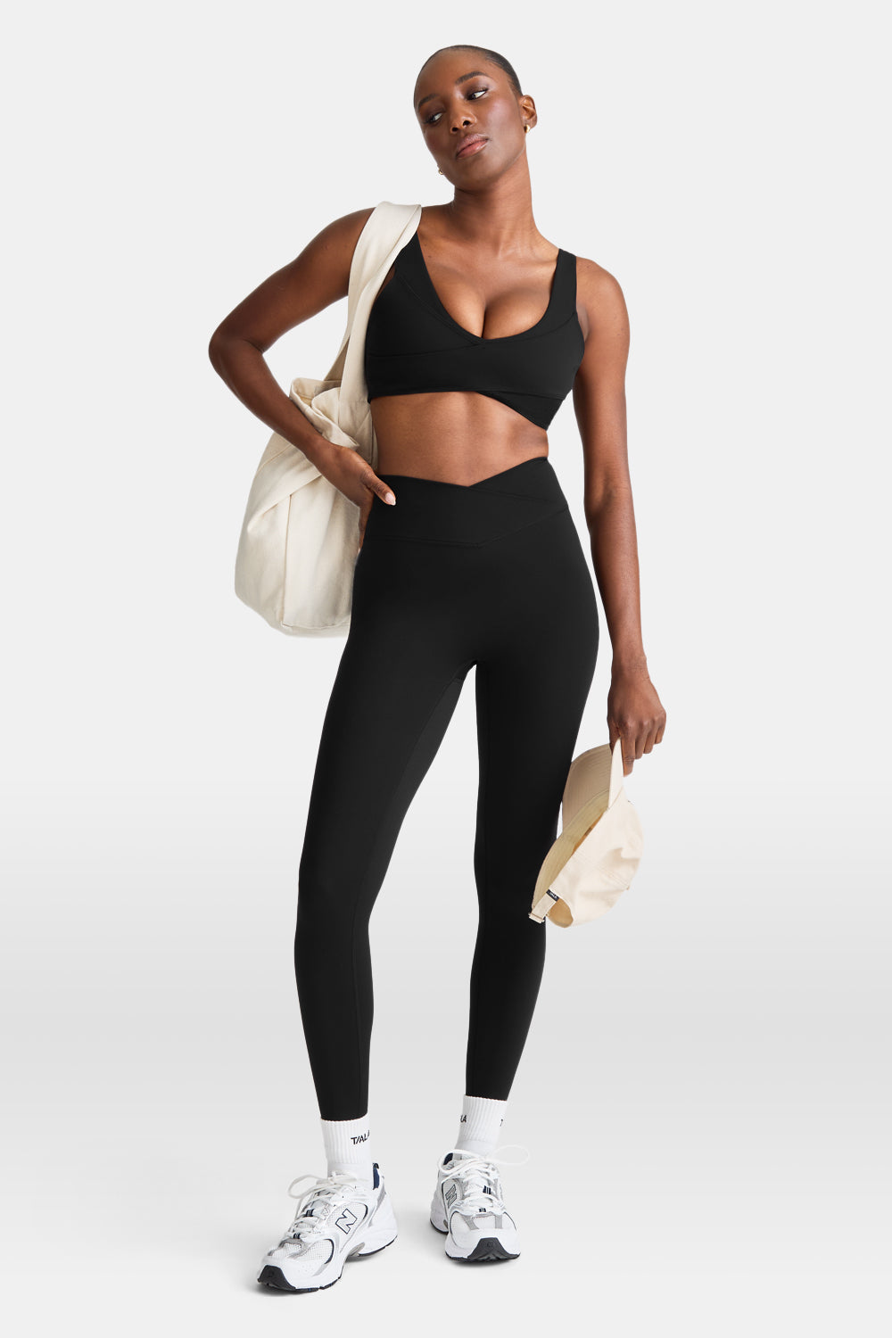 DayFlex Wrap No Front Seam Legging - Shadow Black
