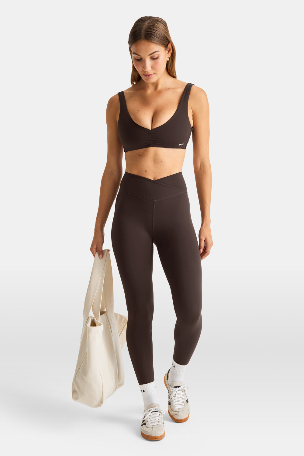 DayFlex Wrap High Waisted Legging - Americano